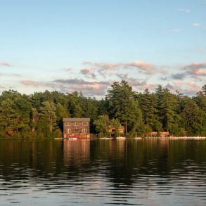 boathouse on the lake
